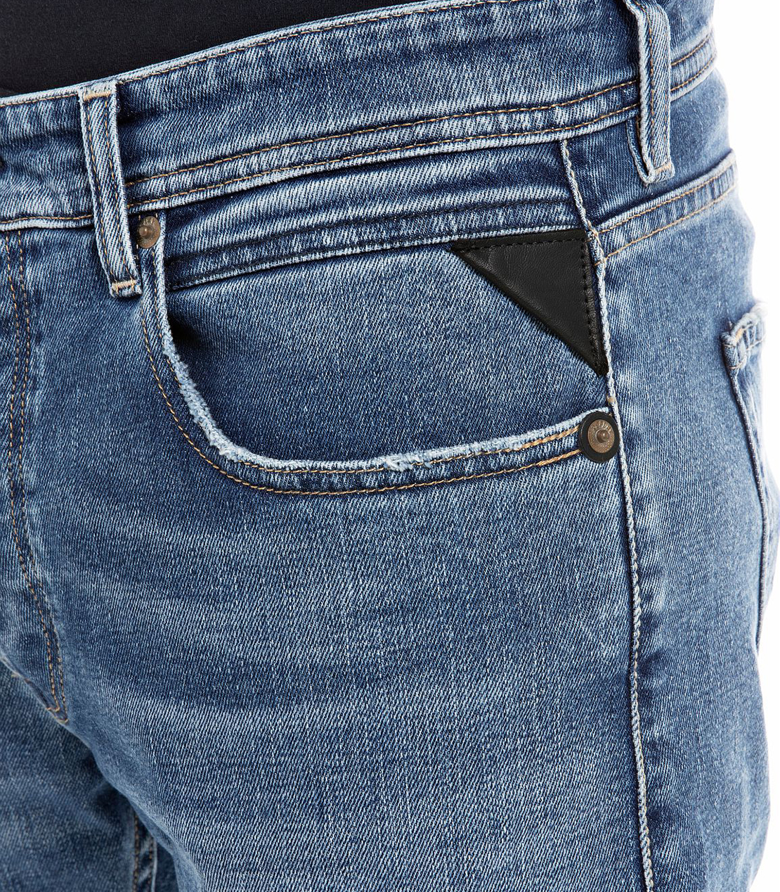 ストレート GROVER MAESTROストレッチデニム 詳細画像 ミディアムブルー 6